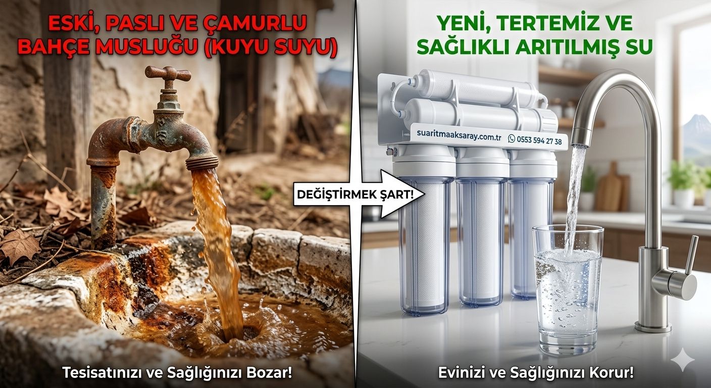 Aksaray Bağ Evleri ve Köyler İçin Kuyu Suyu Arıtma: Çamurlu ve Kireçli Suya Son!